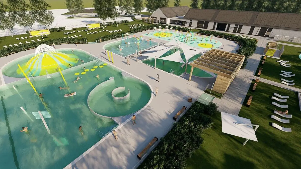 Park wodny przy Spacerowej w Bolesławcu – wizualizacje