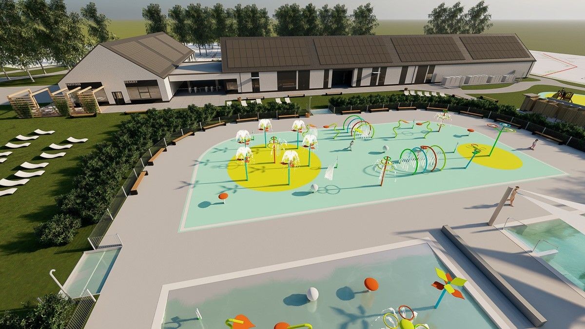 Park wodny przy Spacerowej w Bolesławcu – wizualizacje