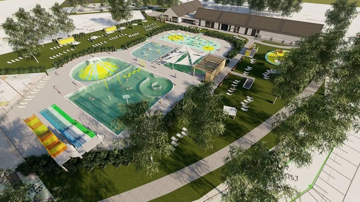 Park wodny przy Spacerowej w Bolesławcu – wizualizacje