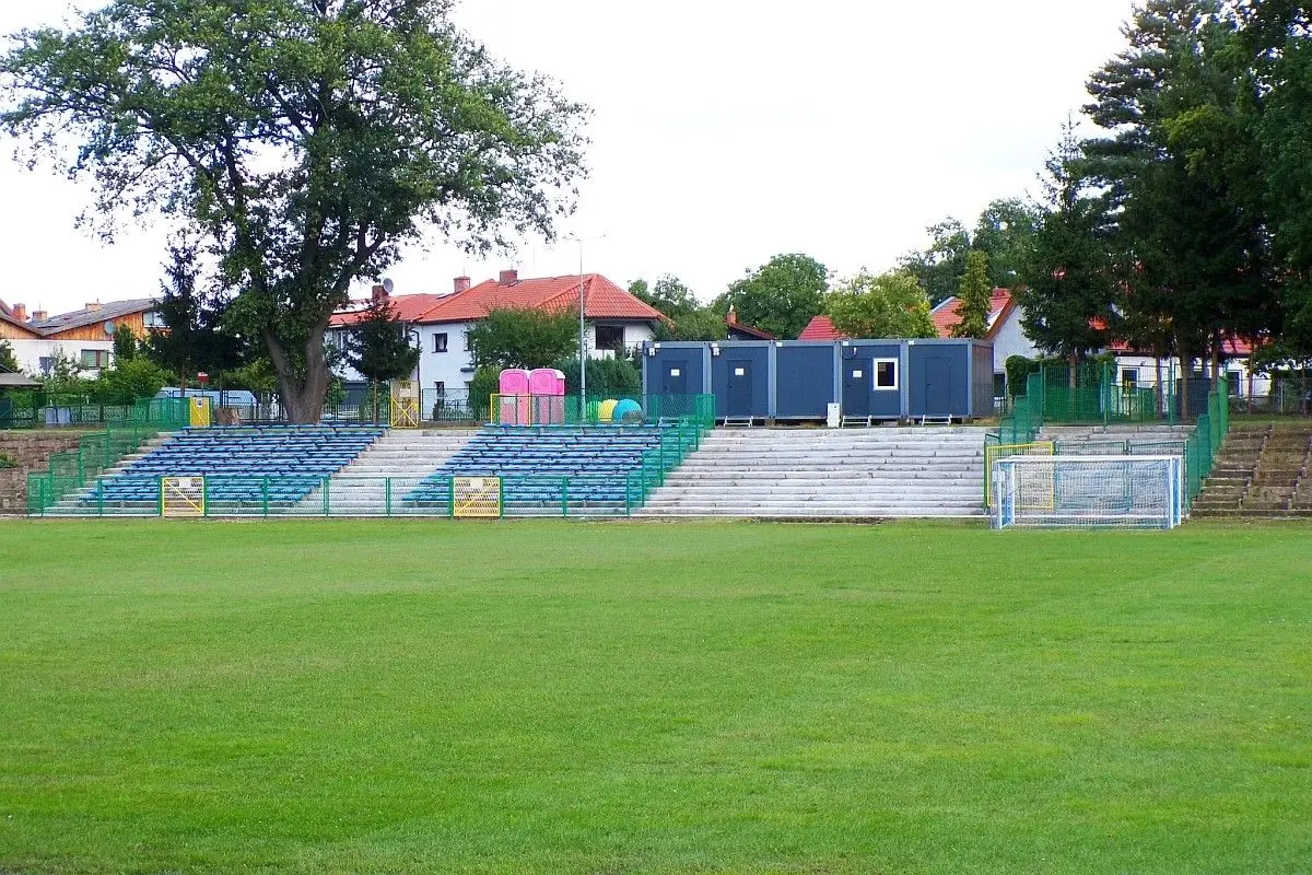 Stadion przy ulicy Rajskiej w Bolesławcu