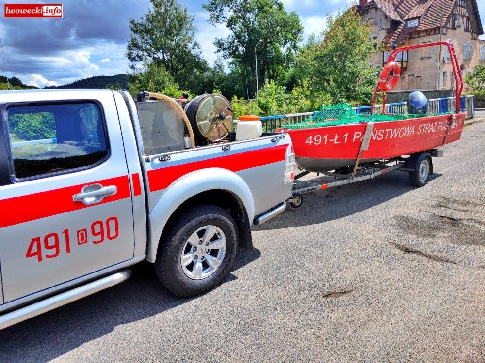 Akcja strażaków we Wleniu