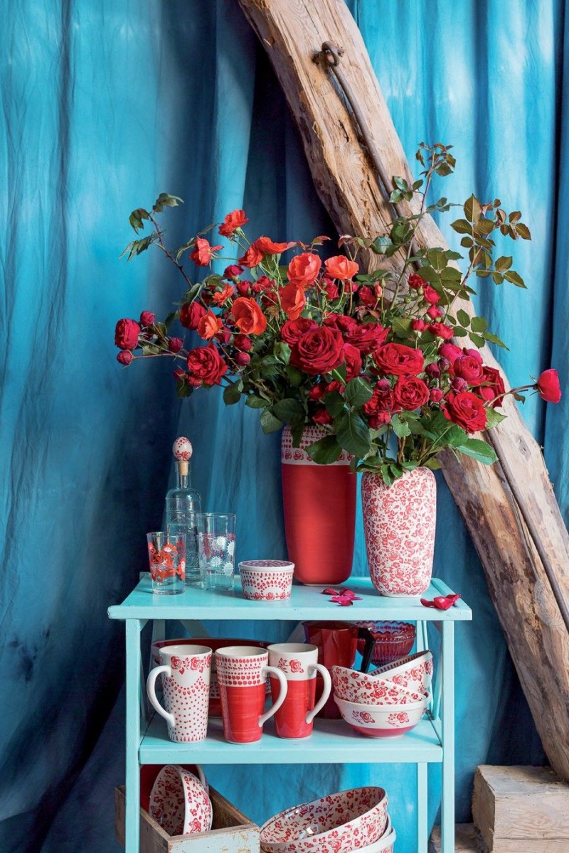 Kolekcja  Flower Line ROSES Manufaktura w Bolesławcu proj. M.Gazur