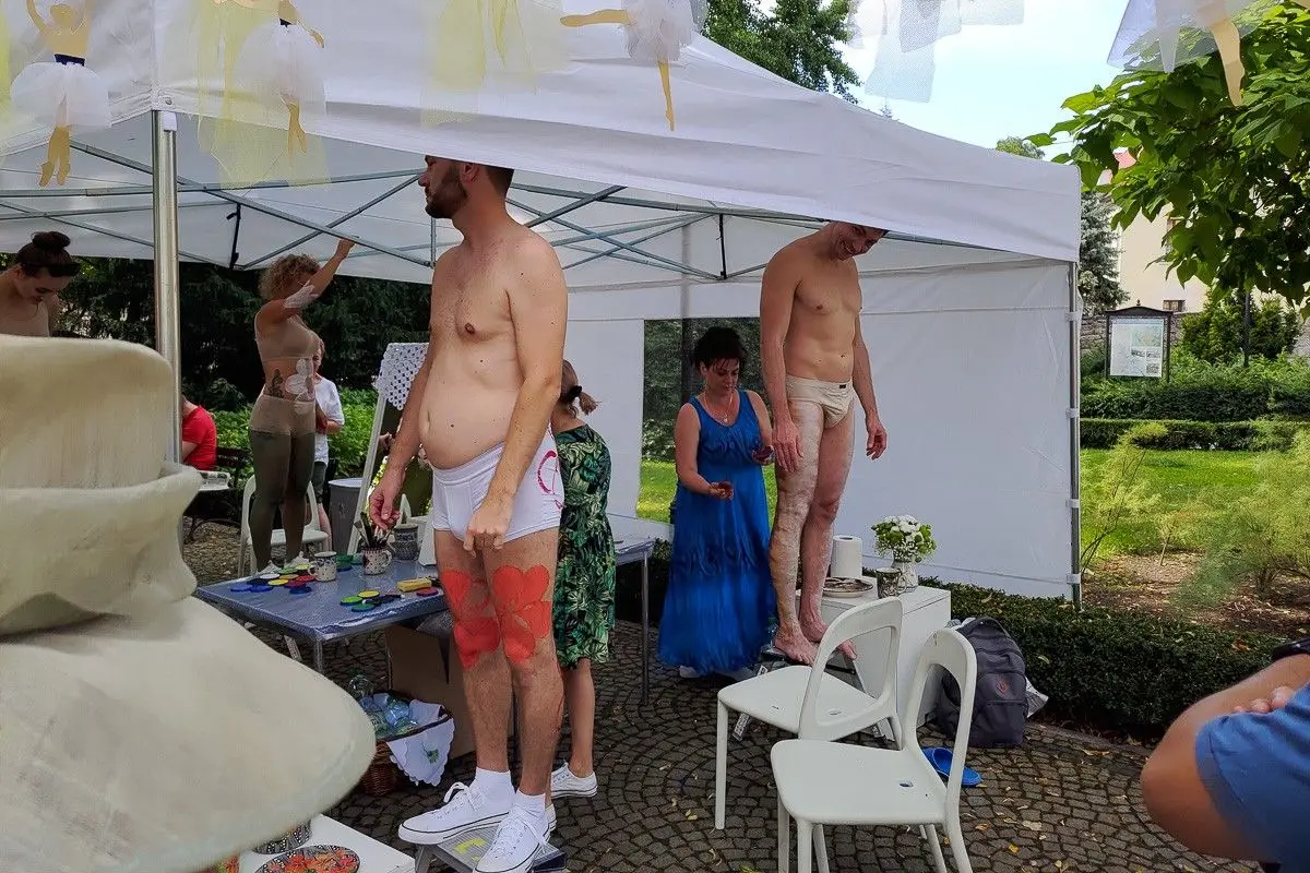 Bodypainting na Bankowej