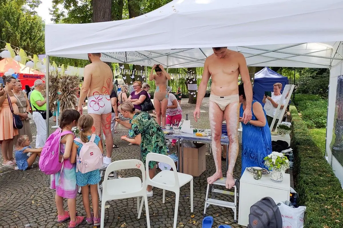 Bodypainting na Bankowej