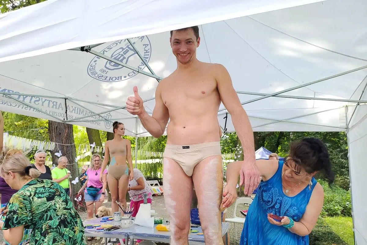 Bodypainting na Bankowej