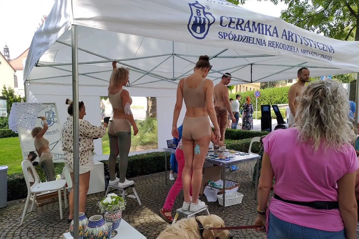 Bodypainting na Bankowej