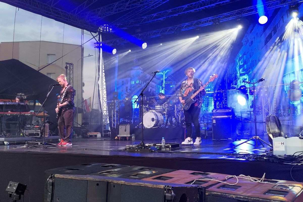 Ørganek na koncercie w Bolesławcu