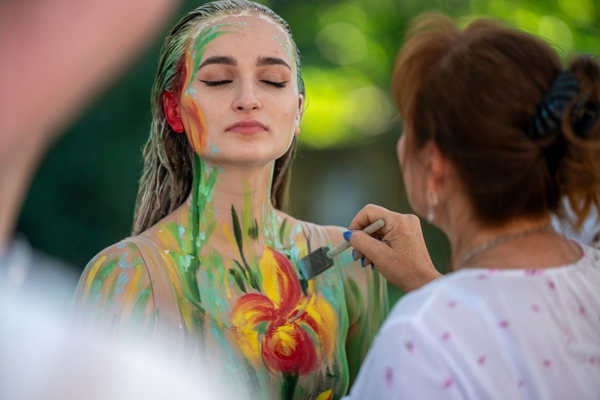 Body painting na Glina Show