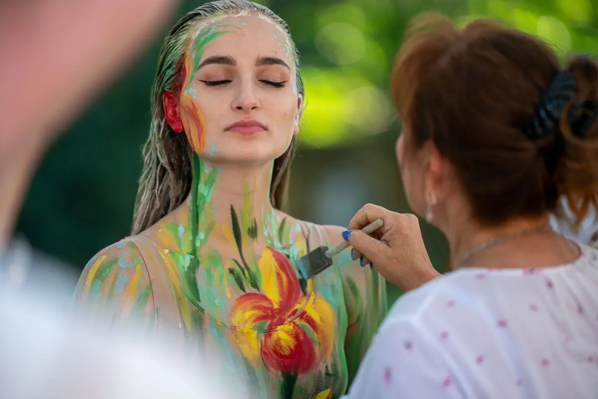 Body painting na Glina Show