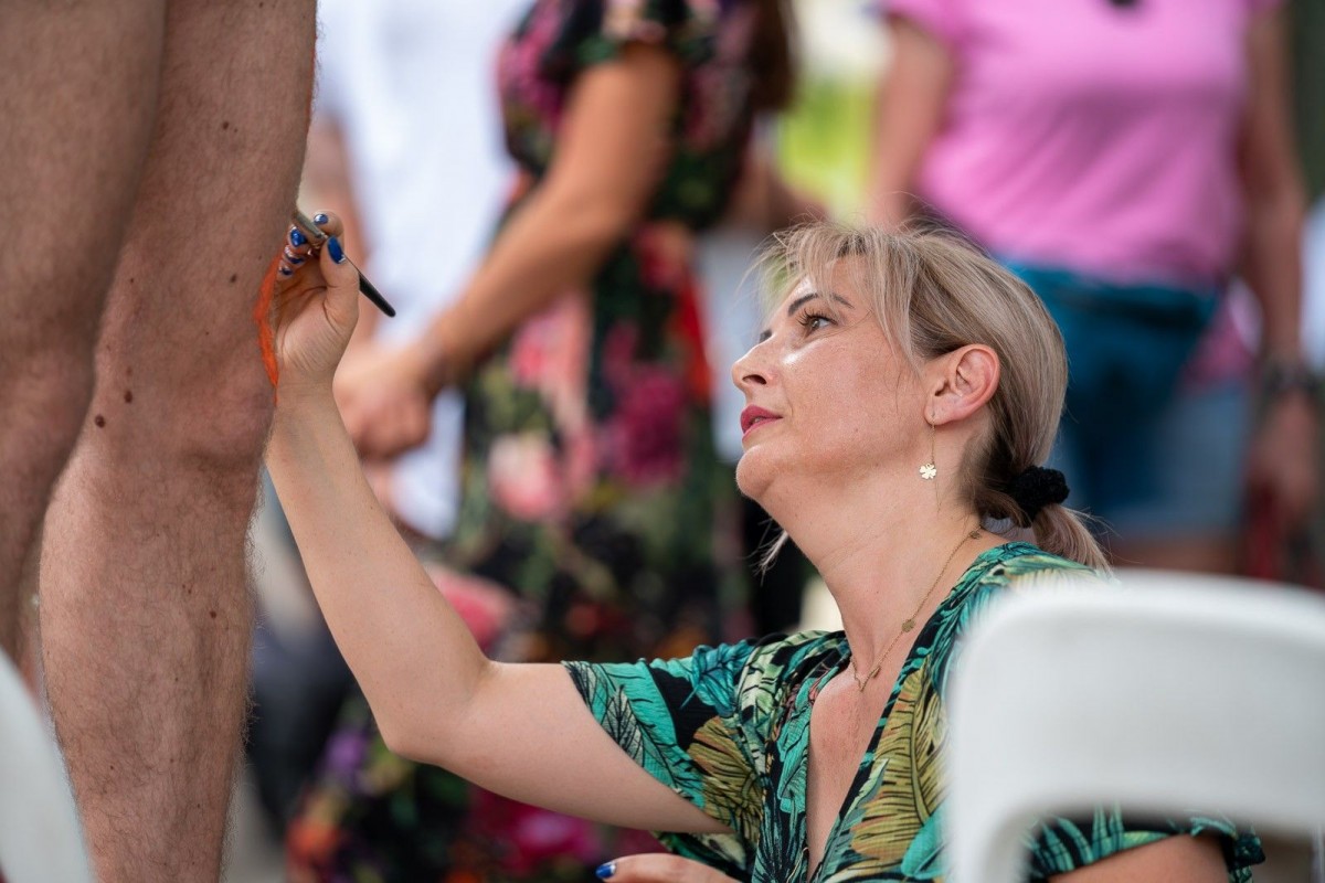 Body painting na Glina Show