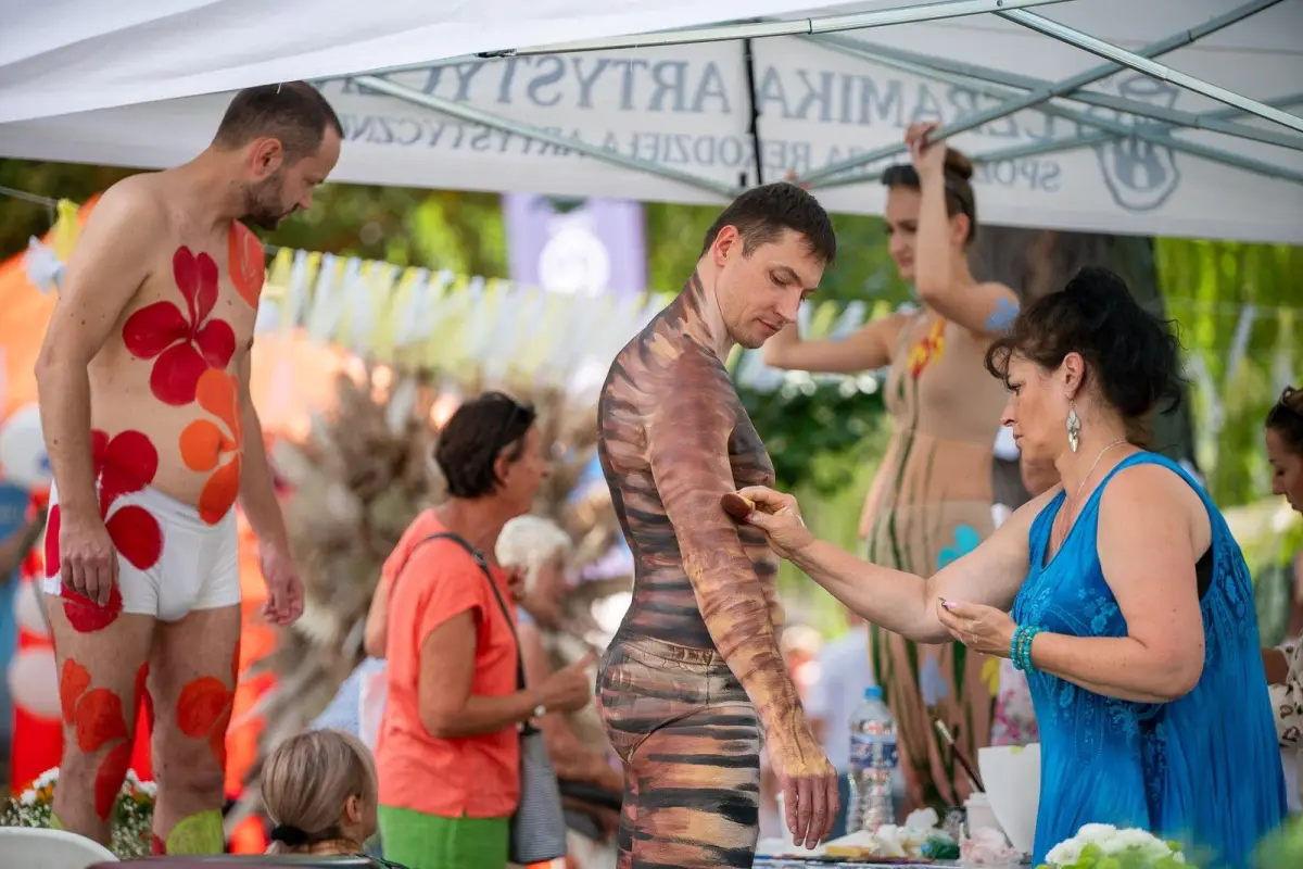 Body painting na Glina Show