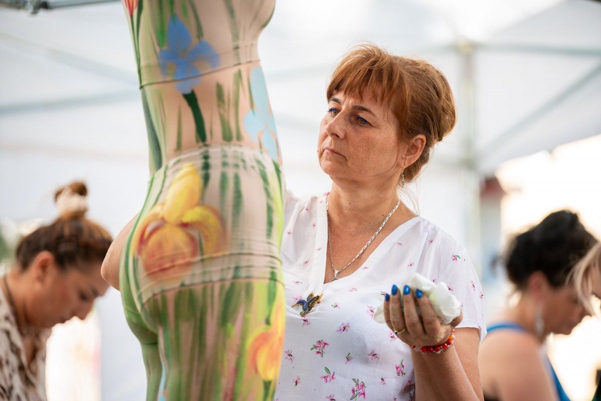 Body painting na Glina Show