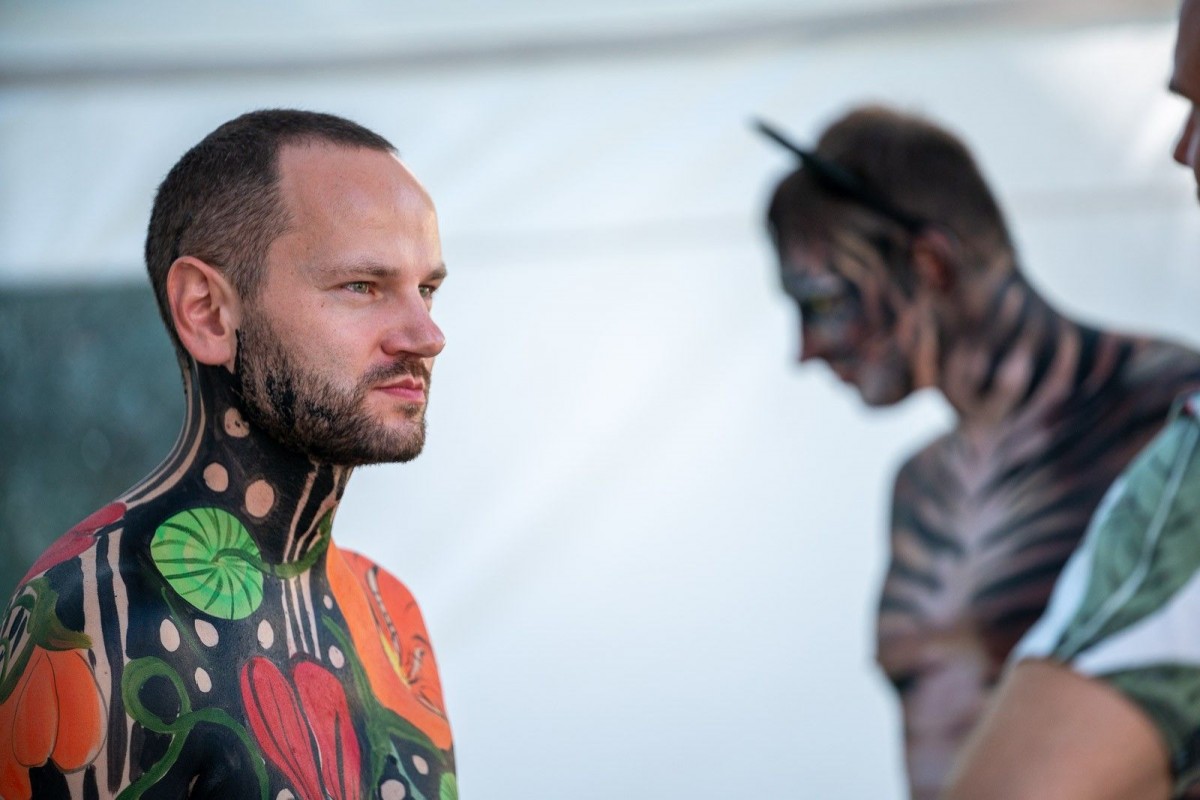 Body painting na Glina Show