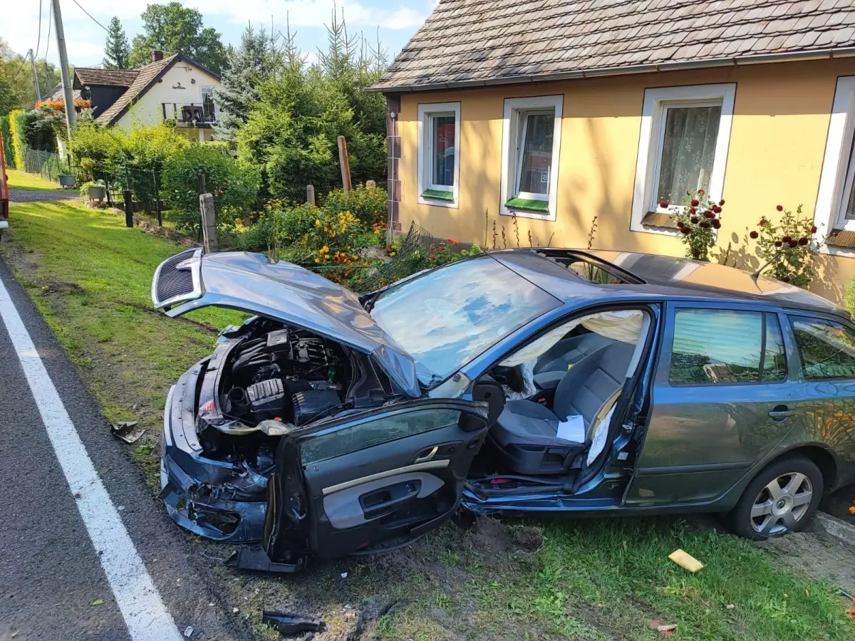 Zderzenie dwóch pojazdów w Ruszowie