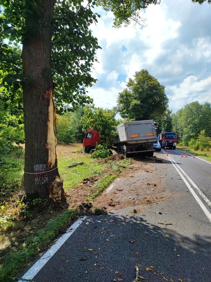 Zderzenie dwóch pojazdów w Ruszowie