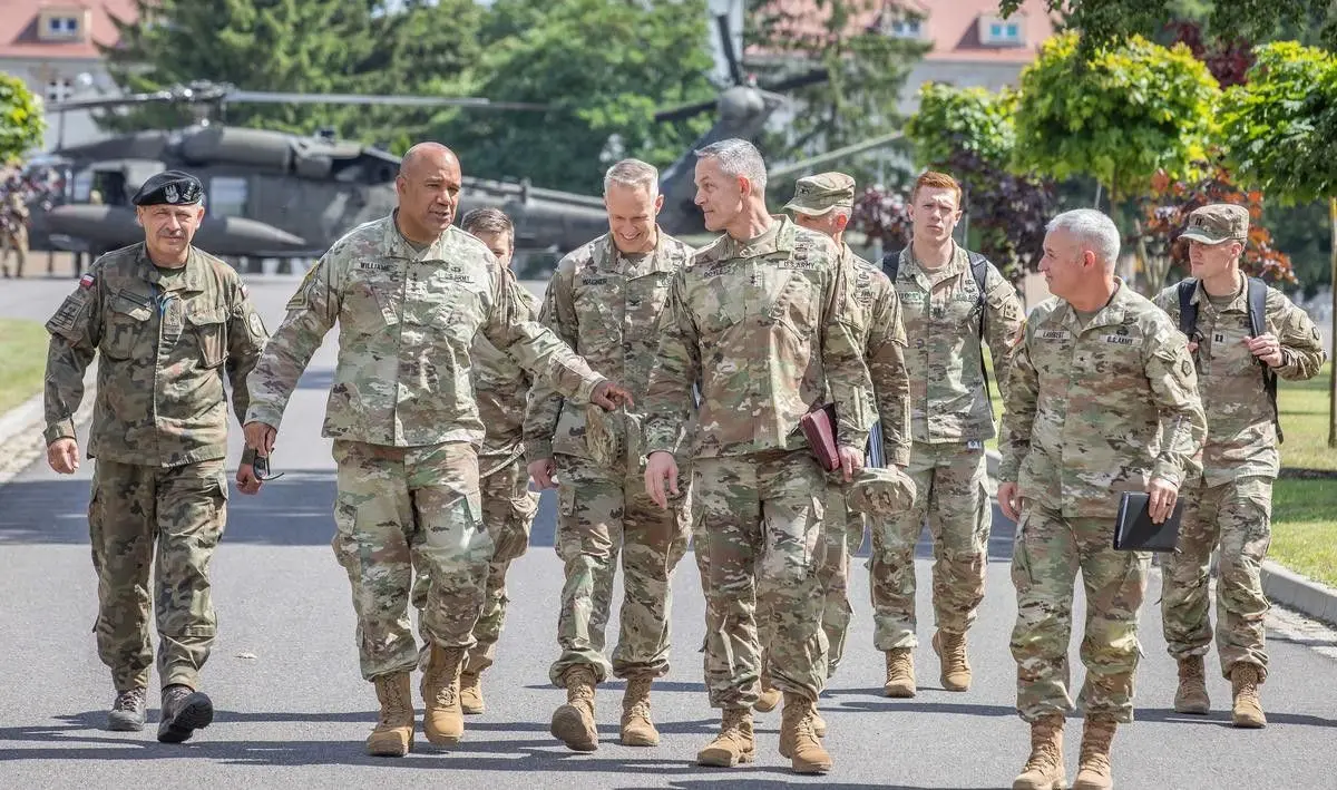 Szef US Army na Europę i Afrykę z wizytą w Bolesławcu