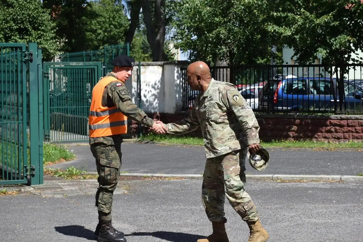 Szef US Army na Europę i Afrykę z wizytą w Bolesławcu