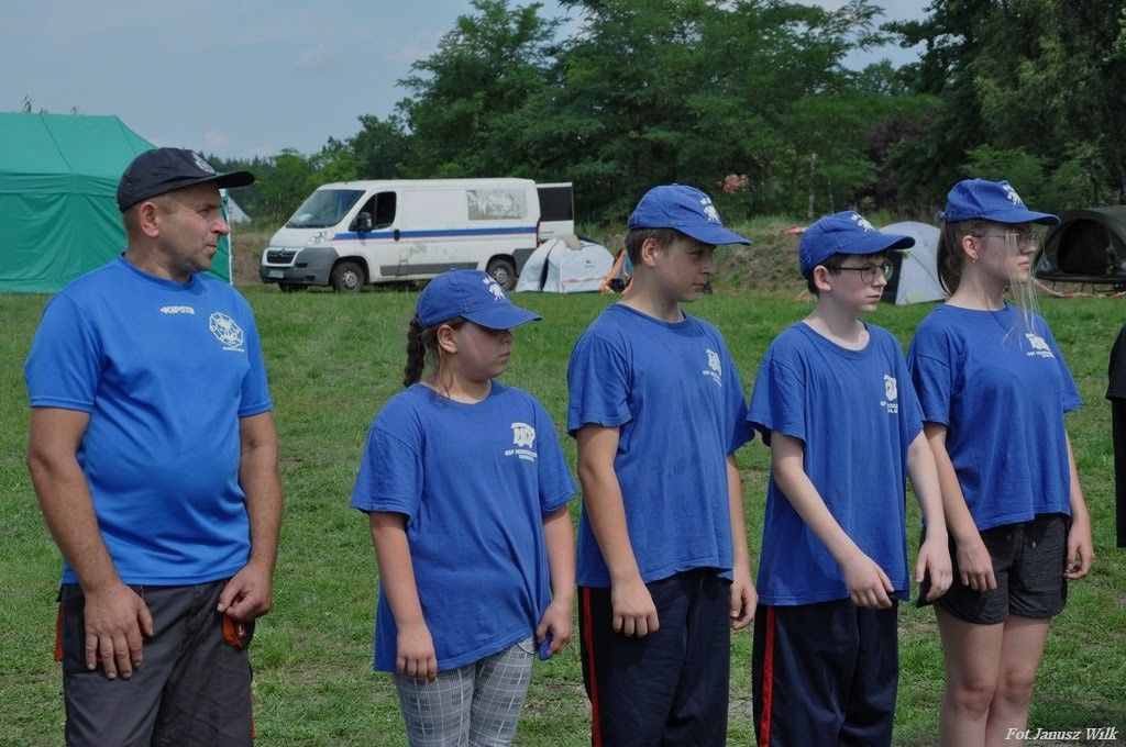 Spotkanie integracyjne młodych strażaczek i strażaków z trzech powiatów