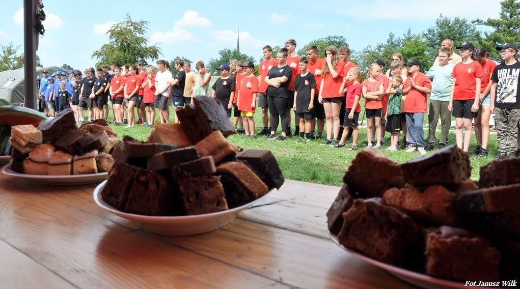 Spotkanie integracyjne młodych strażaczek i strażaków z trzech powiatów