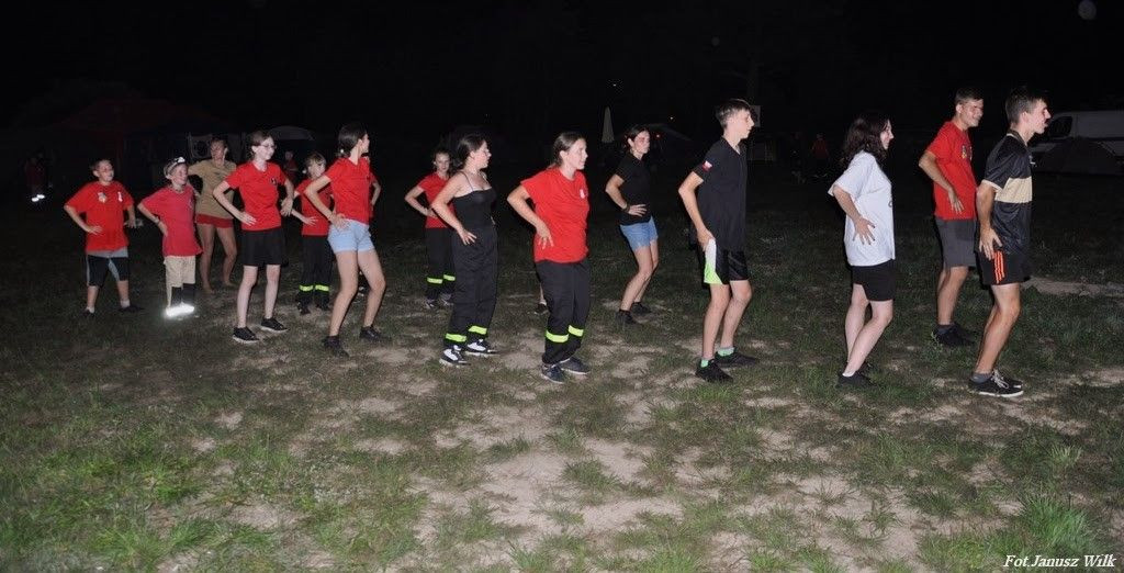 Spotkanie integracyjne młodych strażaczek i strażaków z trzech powiatów
