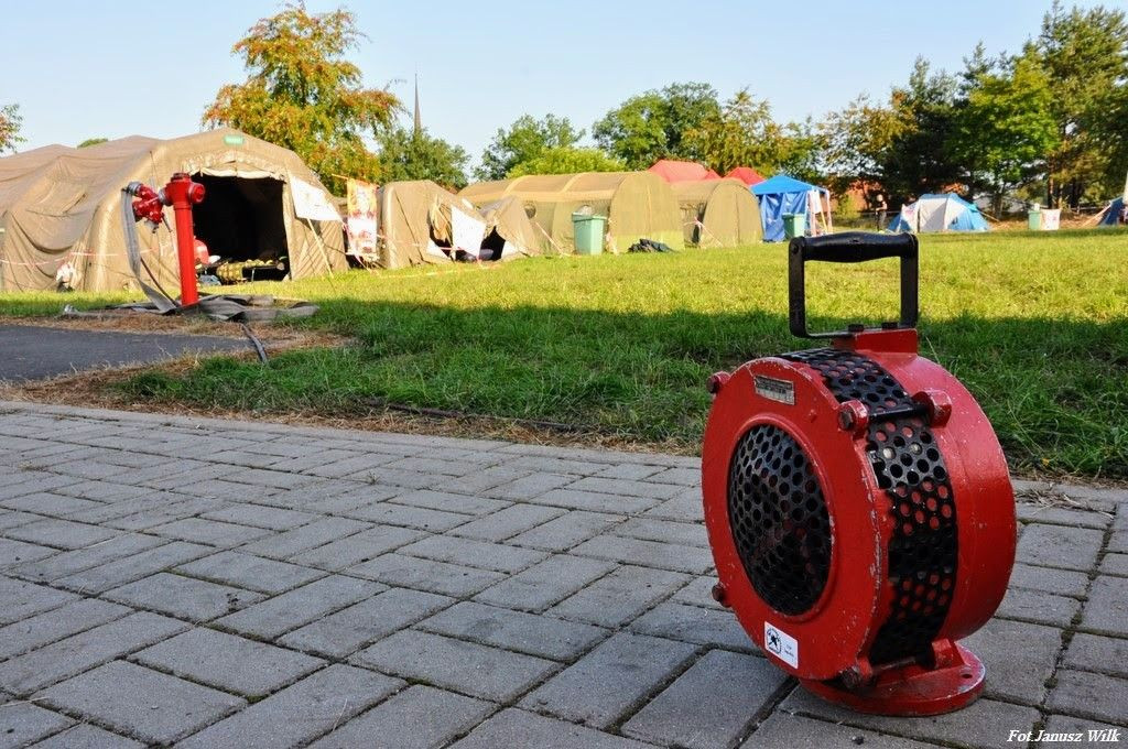 Spotkanie integracyjne młodych strażaczek i strażaków z trzech powiatów