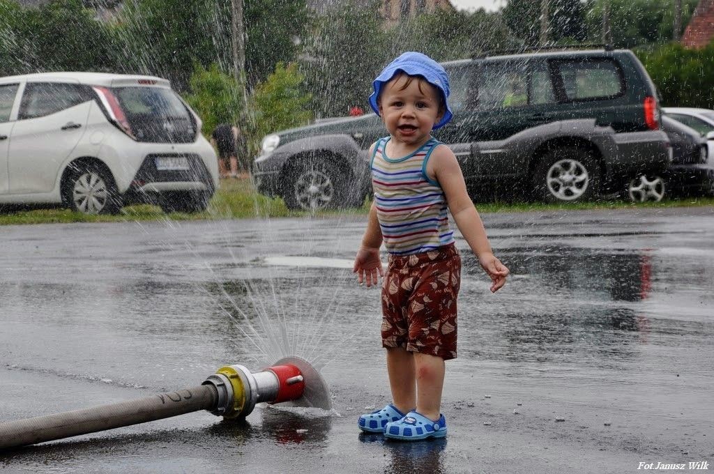 Spotkanie integracyjne młodych strażaczek i strażaków z trzech powiatów
