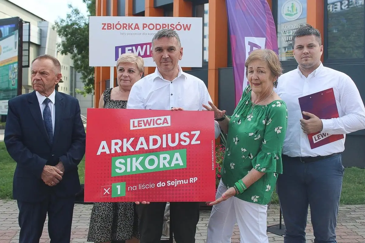 Przedstawiciele Nowej Lewicy zbierali w Bolesławcu podpisy pod listami wyborczymi