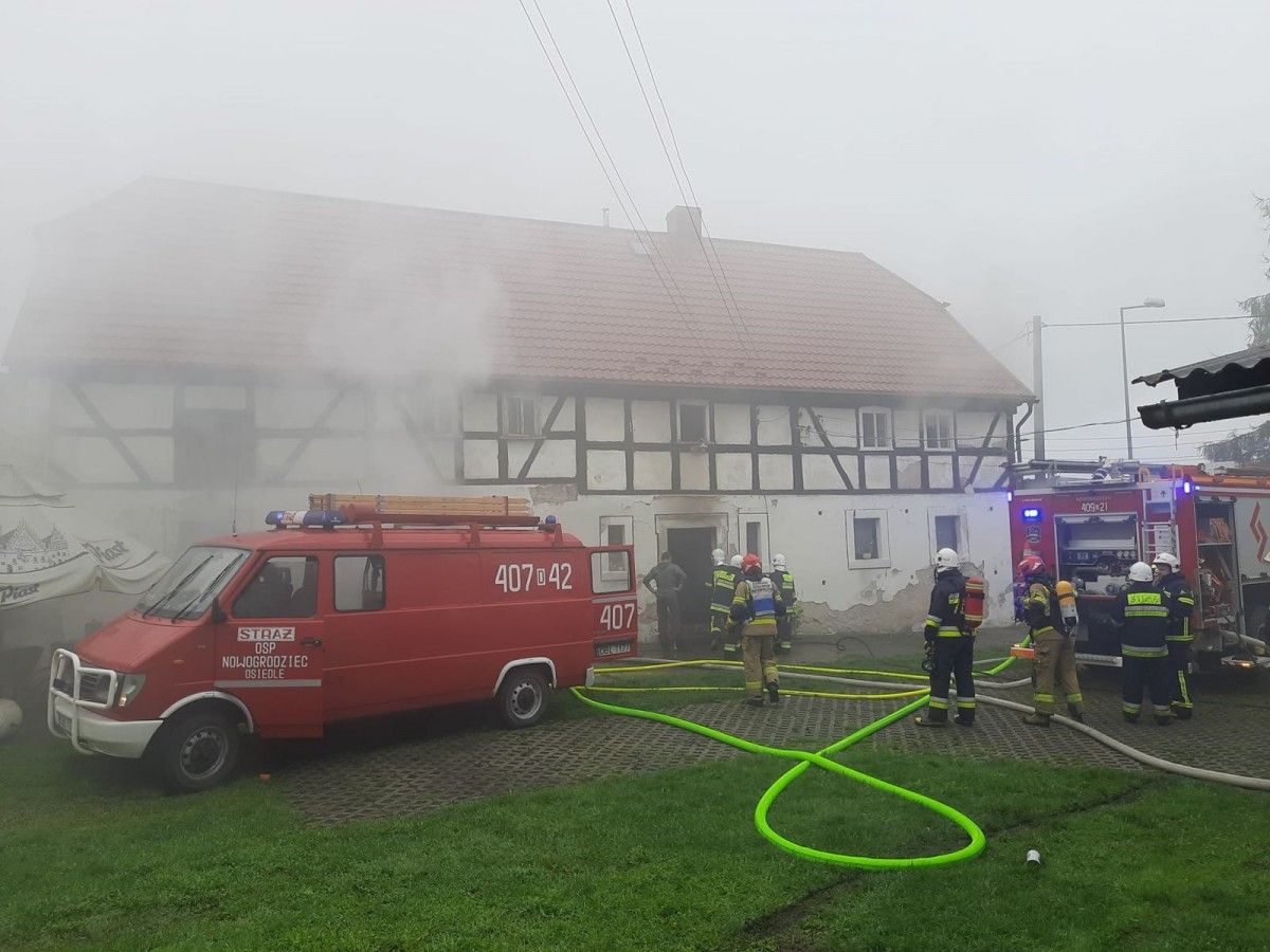 Pożar w Nowogrodźcu