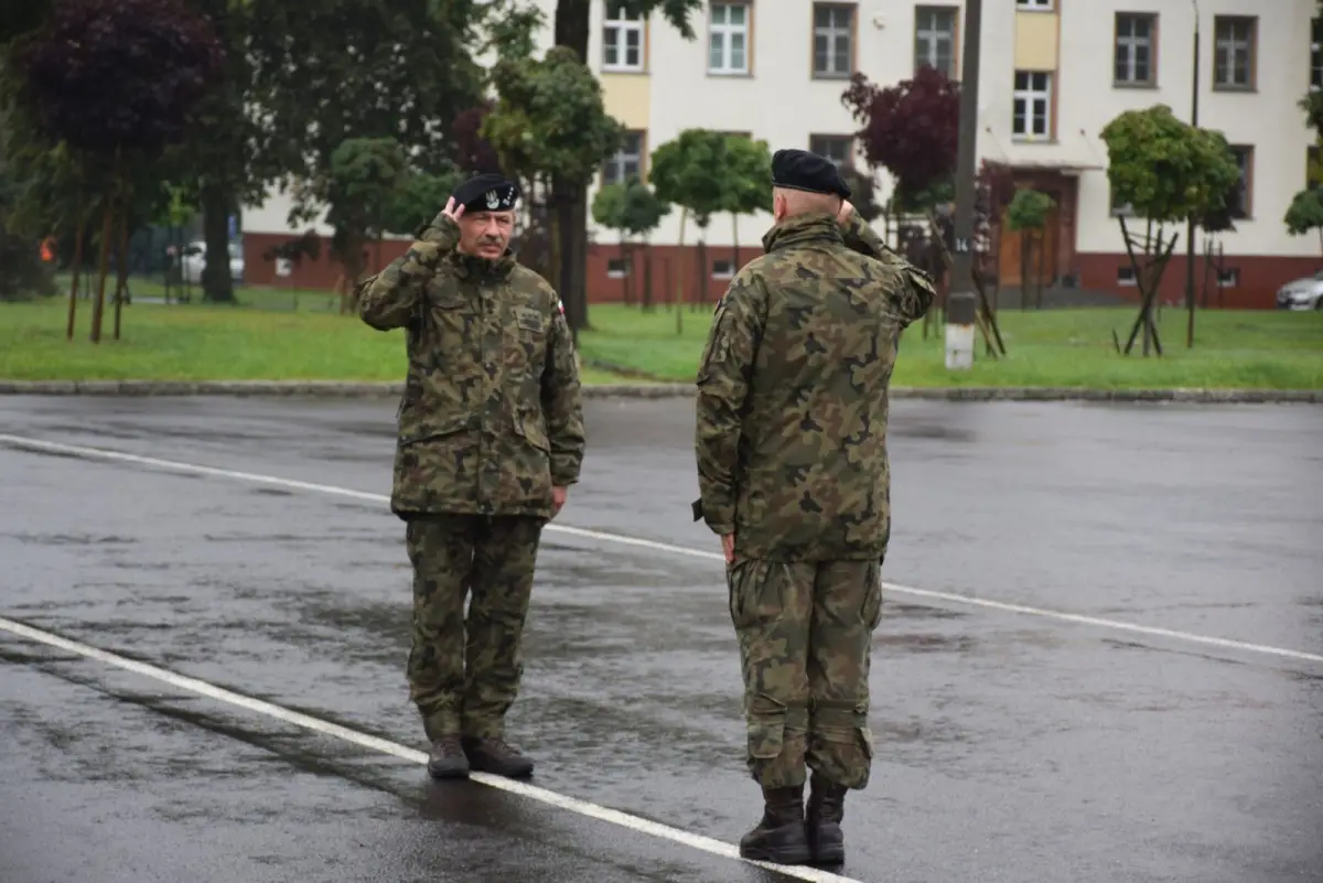 Uroczystość w 23 Śląskim Pułku Artylerii w Bolesławcu