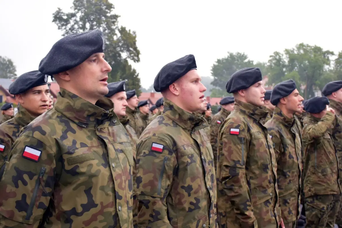 Uroczystość w 23 Śląskim Pułku Artylerii w Bolesławcu