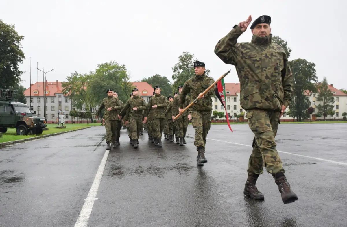 Uroczystość w 23 Śląskim Pułku Artylerii w Bolesławcu