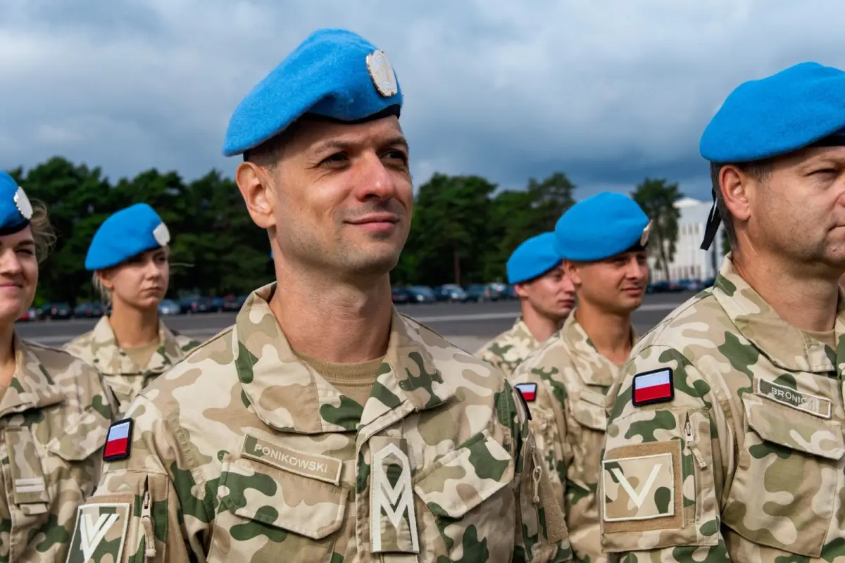 Pożegnali żołnierzy, którzy ruszą z misją na Bliski Wschód