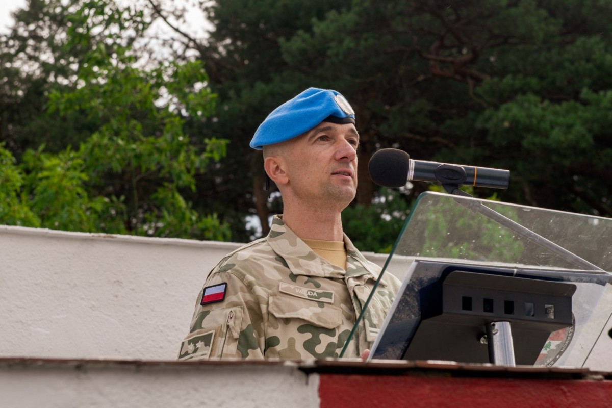 Pożegnali żołnierzy, którzy ruszą z misją na Bliski Wschód