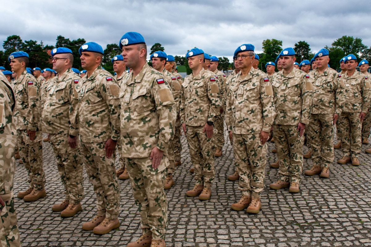 Pożegnali żołnierzy, którzy ruszą z misją na Bliski Wschód