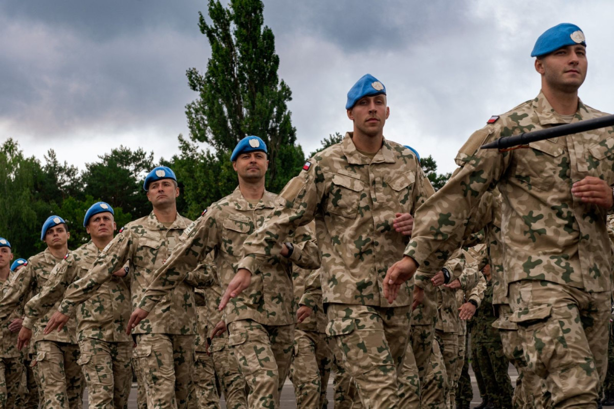 Pożegnali żołnierzy, którzy ruszą z misją na Bliski Wschód