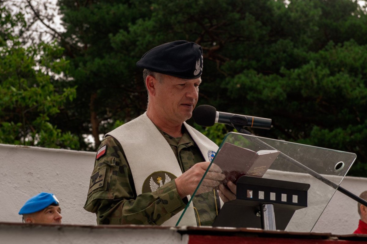 Pożegnali żołnierzy, którzy ruszą z misją na Bliski Wschód