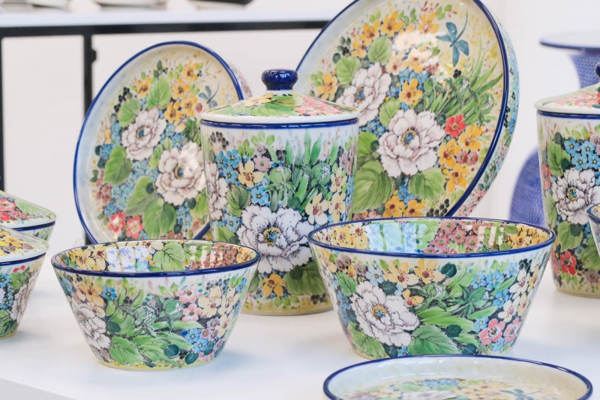 Ceramika z firmy Spółdzielnia Rękodzieła Artystycznego „Ceramika Artystyczna”