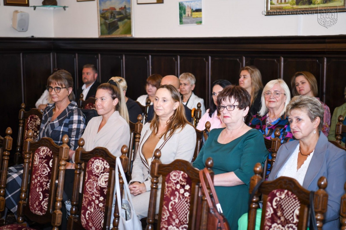 Uroczystość w czasie sierpniowej sesji Rady Miasta Bolesławiec