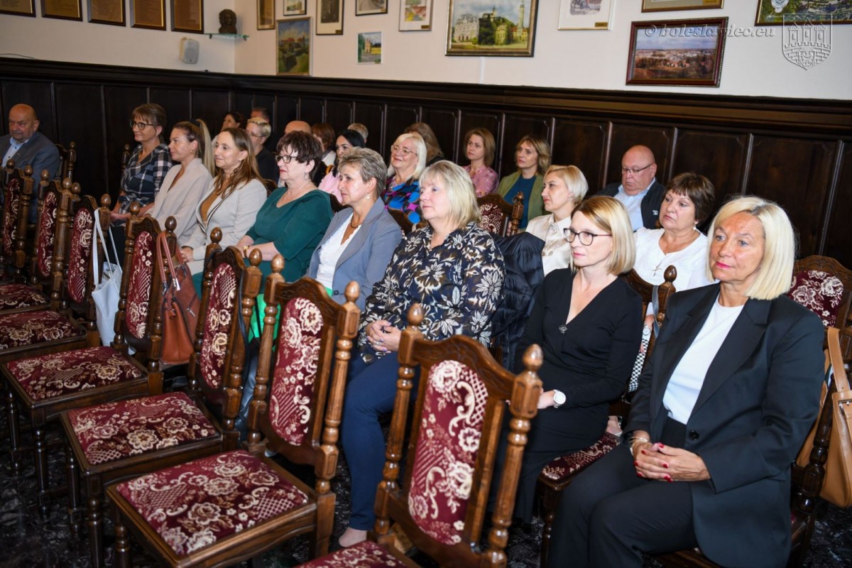 Uroczystość w czasie sierpniowej sesji Rady Miasta Bolesławiec