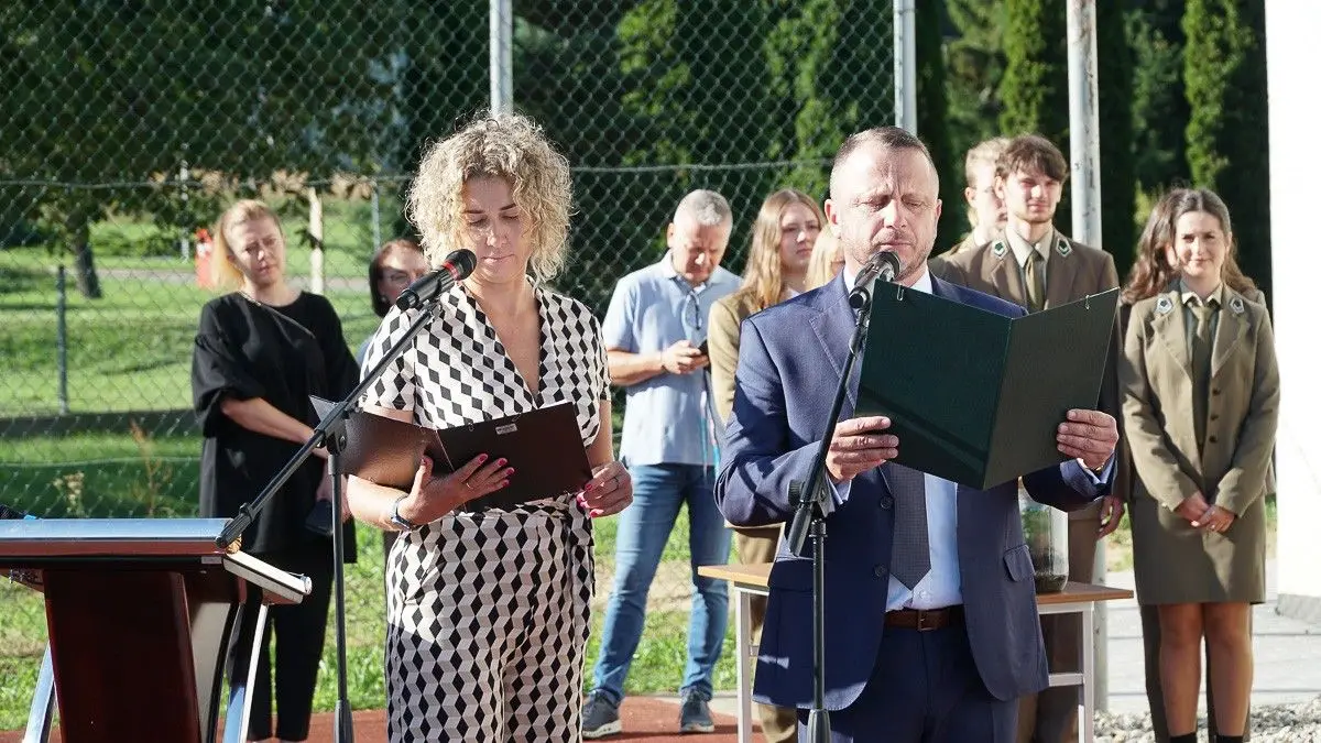 Rozpoczęcie roku szkolnego w Zespole Szkół Budowlanych w Bolesławcu