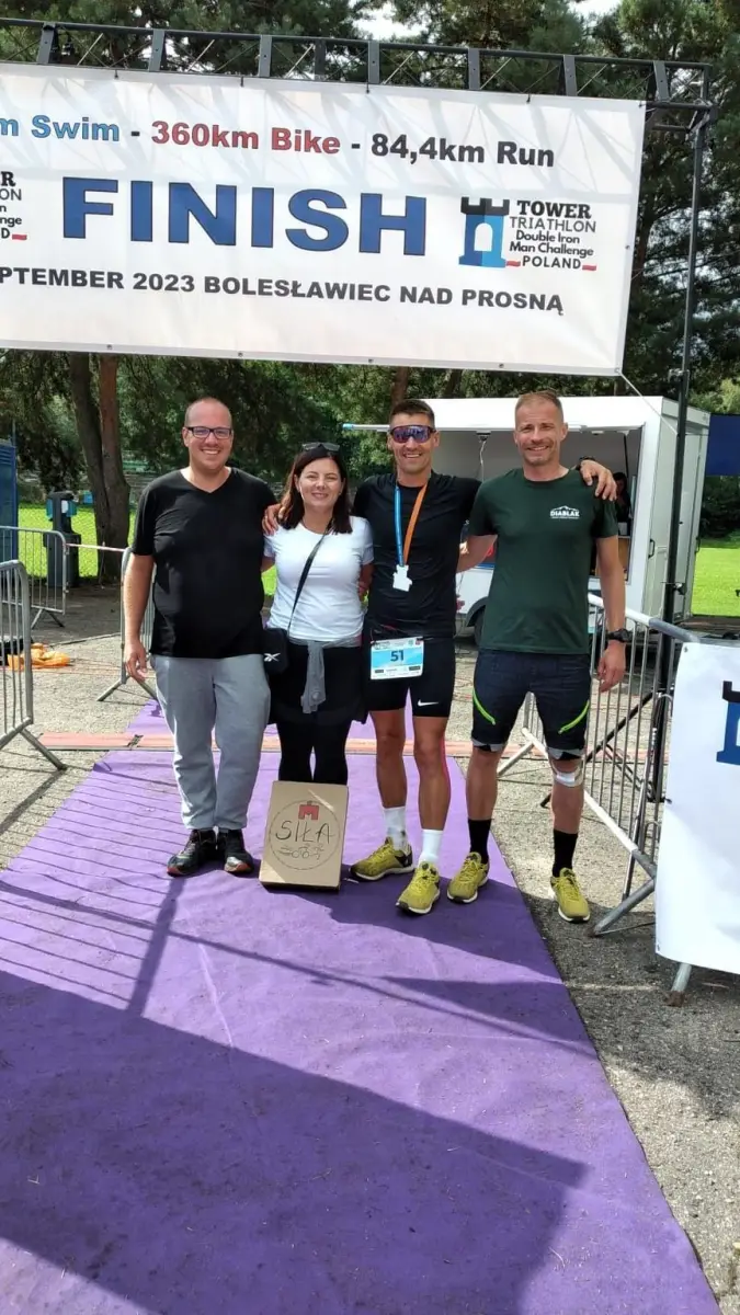 Maciej Śliwa, double Ironman athlete from Kruszyn near Bolesławiec