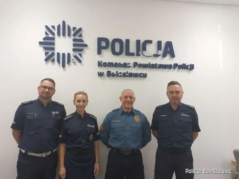 Spotkanie w KPP Bolesławiec