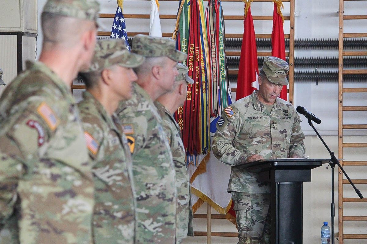 Ceremonia przekazania dowodzenia nad misją US Army w Europie odbyła się w Bolesławcu