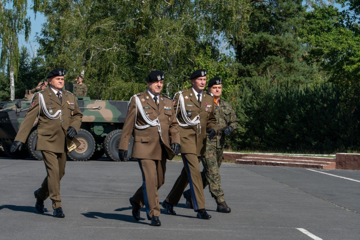 Uroczystość w 10 Brygadzie Kawalerii Pancernej w Świętoszowie