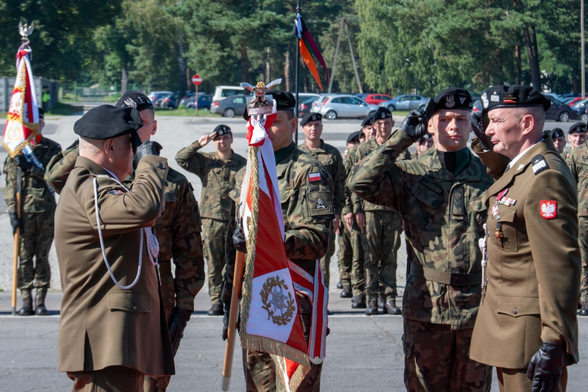 Uroczystość w 10 Brygadzie Kawalerii Pancernej w Świętoszowie