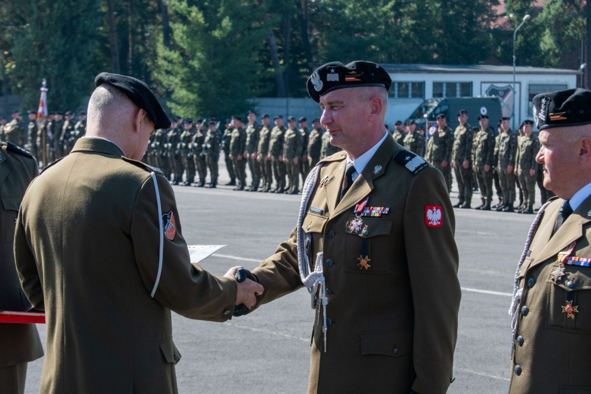 Uroczystość w 10 Brygadzie Kawalerii Pancernej w Świętoszowie