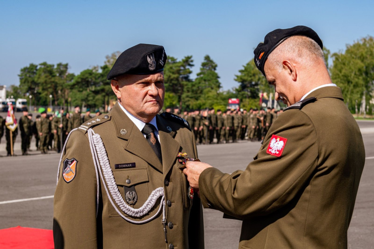 Uroczystość w 10 Brygadzie Kawalerii Pancernej w Świętoszowie