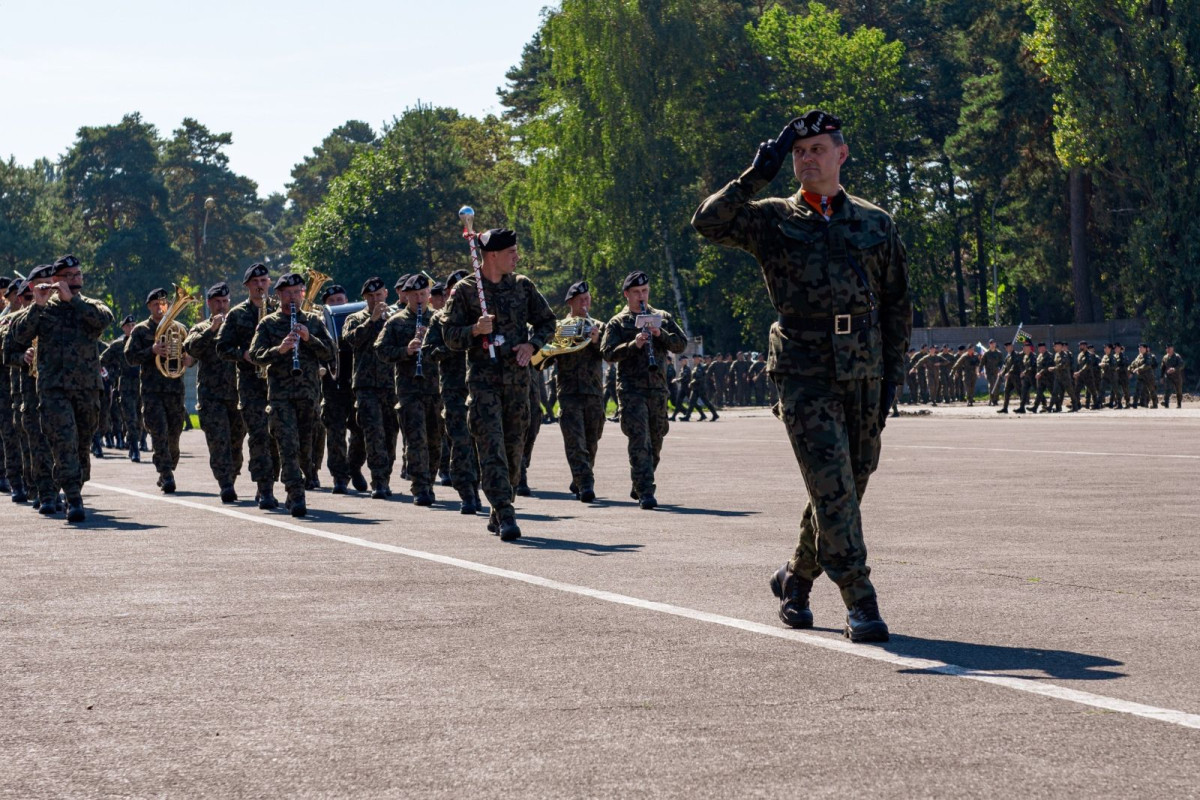 Uroczystość w 10 Brygadzie Kawalerii Pancernej w Świętoszowie