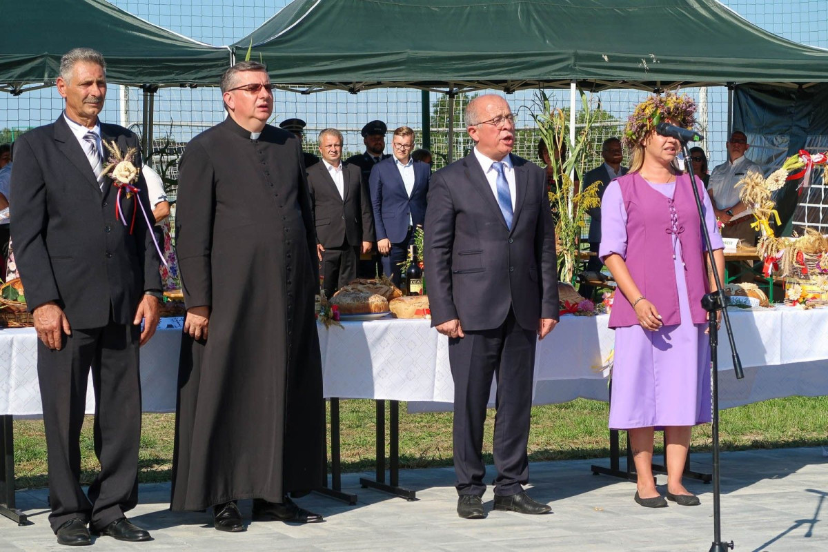 Dożynki gminne w Gromadce