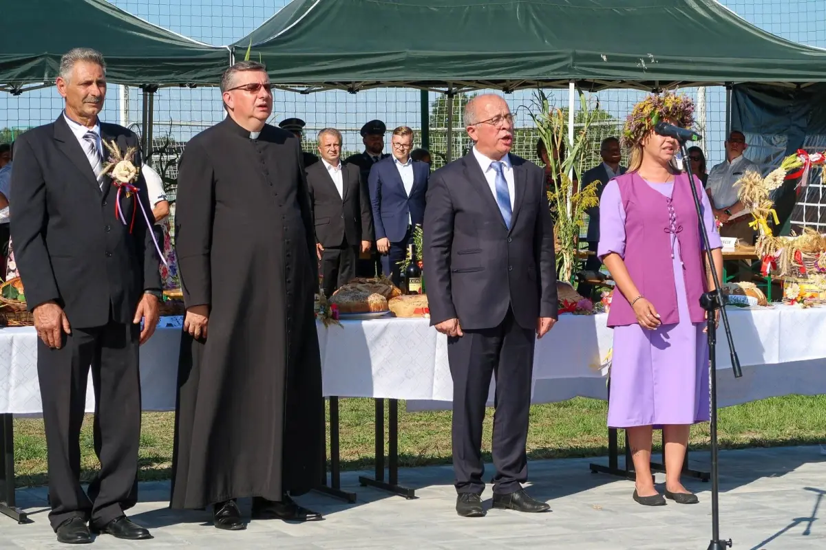 Dożynki gminne w Gromadce